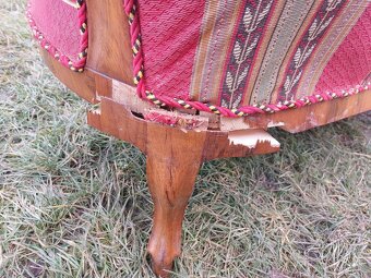 Starožitná pohovka sofa - na renovaci - 6