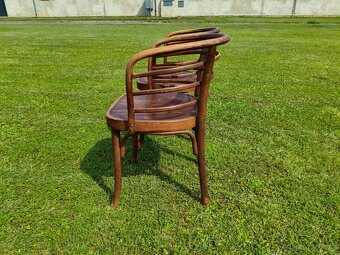 THONET starožitná značená párová křesla TOP MODEL - 6