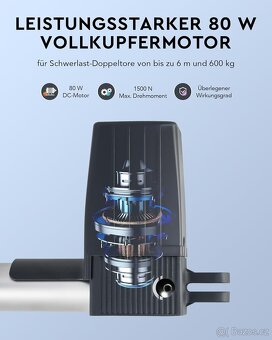 Pohony na dvoukřídlou bránu se zárukou až do 2x300kg - 6