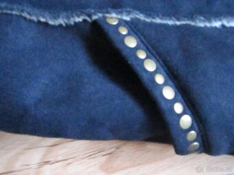 Kabát / kožich z umělé kožešiny, vel. M/L, délka 102 cm - 6