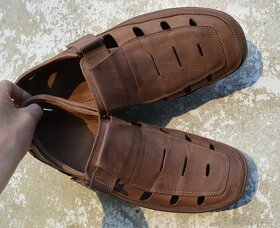 Pánské kožené letní boty vel. 46 - 6