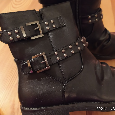 Krásné černé kotníčkové boty, úplně nové - 6