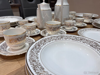 Starožitný porcelánový servis Pirken Hammer - 54 ks - 6