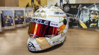 Max Verstappen - Majstrovská helma + podpis karta - 6