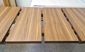 Nový rozkládací stůl ořech 90x160+2x40 cm - 6