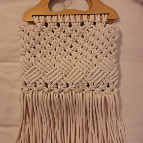 Boho Kabelka s dřevěnými uchy - 6