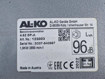 Benzínová rot. sekačka ALKO - 6