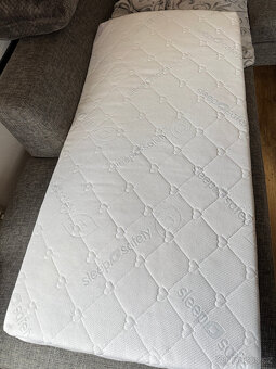 Postýlka Herlag dřevěná kompletní s matrací 2 v 1 - TOP - 6