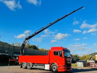9585 - MAN TGS 26.470 - 6x2 – NOVÉ - Valník + HR-HIAB X 228- - 6