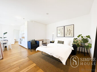 Pronájem bytu 2+kk, 45 m2, Praha - 6