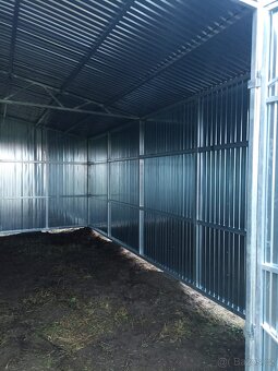 Plechová garáž 5x5m - 6
