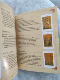 starší vykládací karty tarot + kniha - 6