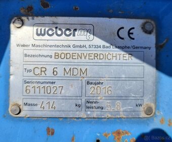 Vibrační deska Weber CR6 - 6
