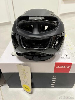 Helma Met RIVALE MIPS S 52/56cm černá matná / lesklá - 6