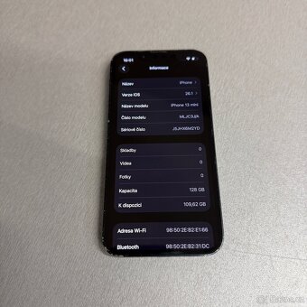 iPhone 13 mini 128GB černý, 12 měsíců záruka - 6