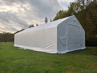 Plachtová hala 9x18,3m sedlová/ plachta 900g - 6