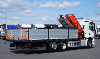 9244 - ACTROS 2543 - 6x2 – Valník + HR-FASSI F 295 RA – EURO - 6