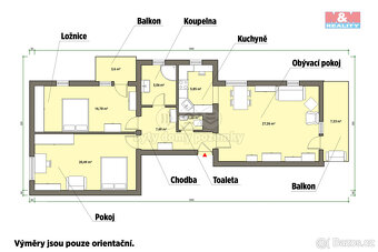 Pronájem bytu 3+kk, 92 m², Mariánské Lázně, ul. Křižíkova - 6