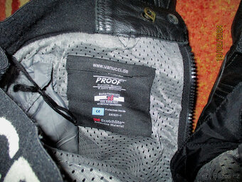 Dvoudílná kožená moto kombinéza VANUCCI - 6