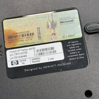 HP Pavilion dv6700 na ND - 6