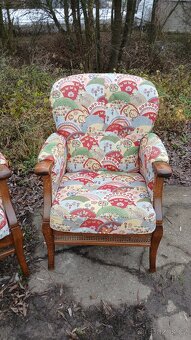 Starožitná sedací souprava 2+1 TOP STAV - 6