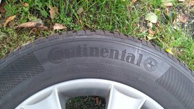 alu kola Aluett 15", 5x114,3+zimní Continental 195/55/15 - 6