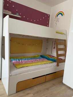 Prodám designovou patrovou dětskou postel českého výrobce De - 6