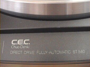 gramofon C.E.C. CHUO DENKI ST-540 DIRECT DRIVE JAPAN - 6