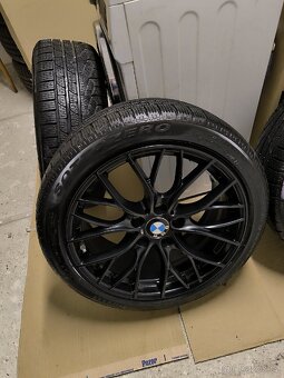 Alu kola BMW 3 5x120 r18 Originál, Mpaket zimní pneu5,5mm - 6