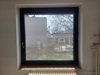 plastová okna dvojsklo oboustranný tmavý dub různé rozměry - 6