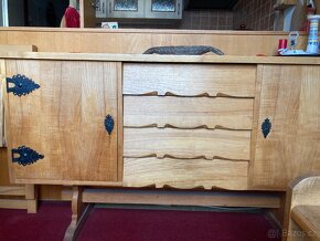 Jidelní kout + komoda masiv jasan - 6