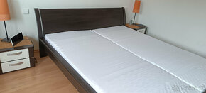 Manželská postel s rošty + matrace - 6