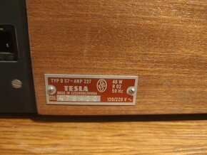 TESLA B57 - ANP 237 cívkový kotoučový magnetofon - 6