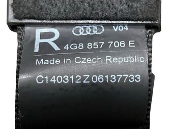 Palubní deska černá 24A airbagy řj pásy Audi A6 C7 4G 2012 - 6