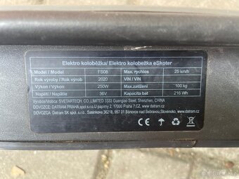Elektrokoloběžka eSkoter FS08 - 6