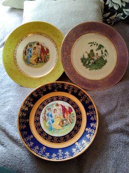 Keramické a porcelánové talíře - jako dekorace na zavěšení - 6
