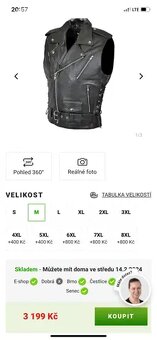Kožená vesta RSA - 6