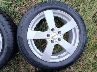Zimní Alu 215/55/17 Continental 5x112,Škoda,Audi,Seat,VW - 6