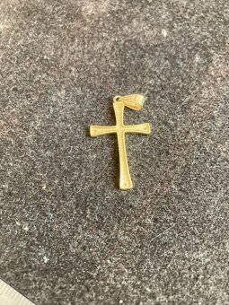 Řetízek plný+Přívěsek Žluté zlato 585/1000 14k - 6