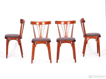 4x těžké masivní židle po přečalounění. - 6