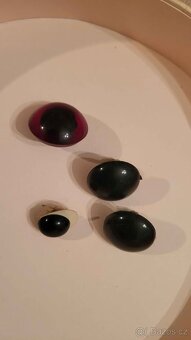 Retro různé doplňky kočárky, korále řetězy, medvídci očička - 6