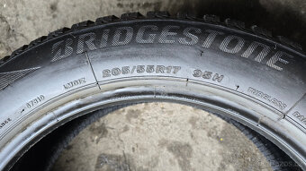 205/55/17 2x zimní pneu Bridgestone - 6