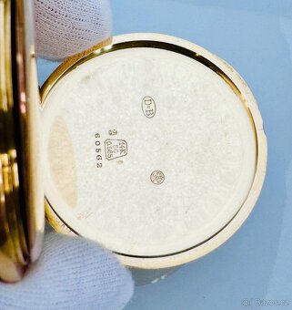 ZLATÉ KAPESNÍ HODINKY CHRONOMETRE EFWESA - PH.DUBOIS & FILS - 6