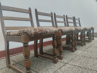 židle z masívu, polokřesílka, rustikální nábytek - 6