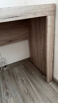 Psací stůl a závěsná skříň - 6