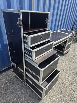 Flightcase mobilní recepce stůl, pult - 6