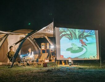 Luxusní stan pro 6 osob s promítacím plátnem - 6