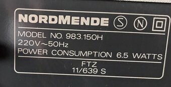 PĚKNÁ HIFI SESTAVA NORDMENDE ,ZESILOVAČ ,TUNER, MAGNETOFON, - 6