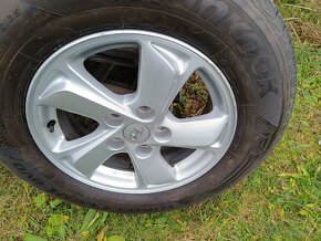 4x originální ALU kola z Hyundai IX35 s pneu R16 - 6