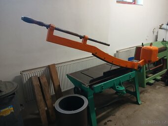 Ohýbačka plechů XO 1000/3, Pákové nůžky NTR 100/2 - 6